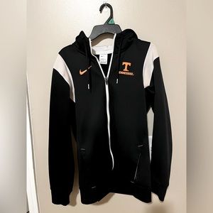 Nike Tennessee Volunteers Black Performance Sideline Lockup Full-Zip Hoodie